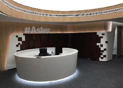 Office reception and breakout interior