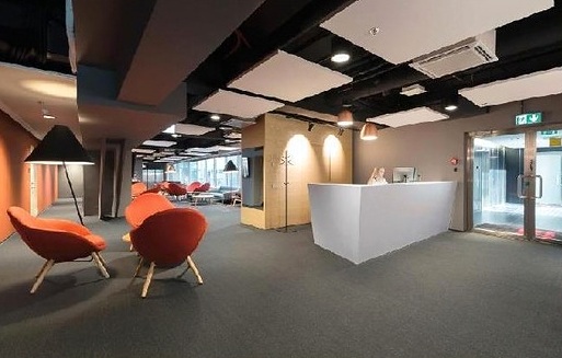 Office reception and lounge interior