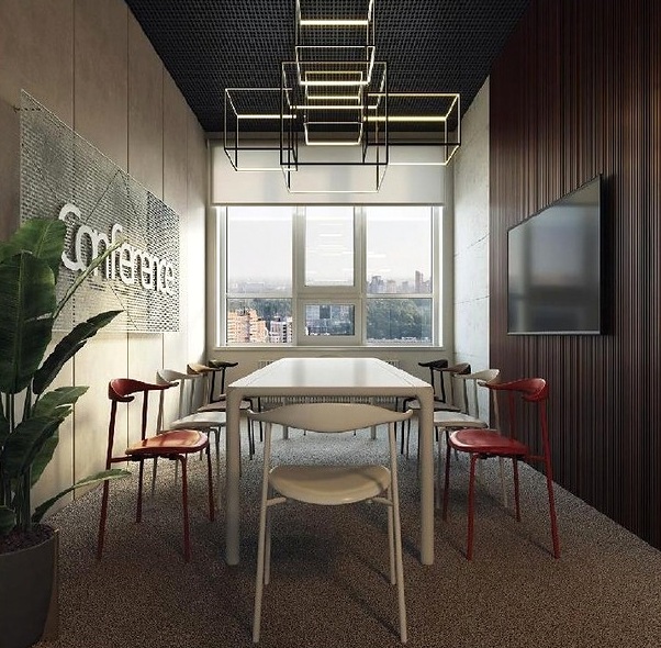 Office reception and lounge interior
