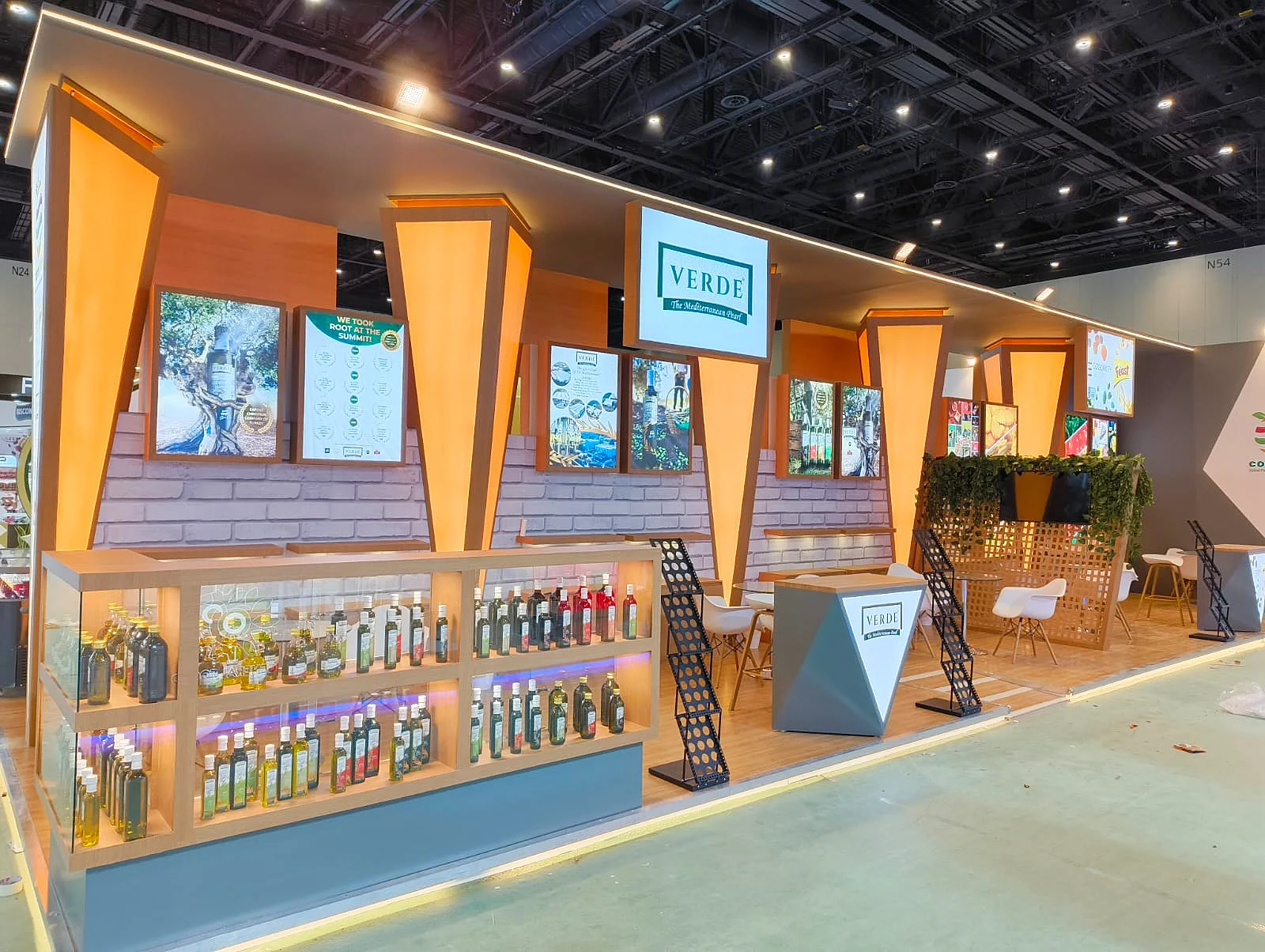 Verde exhibition stand at Gulfood 2025, Dubai World Trade Centre.