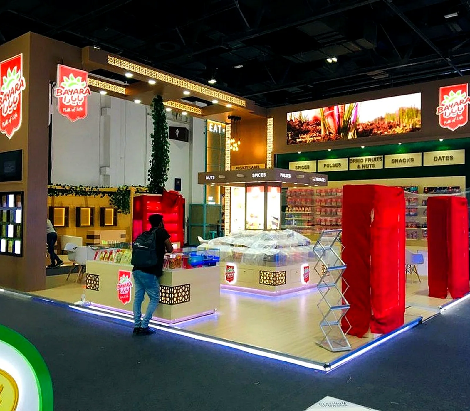 Bayara exhibition stand at Gulfood, Dubai (2020).
