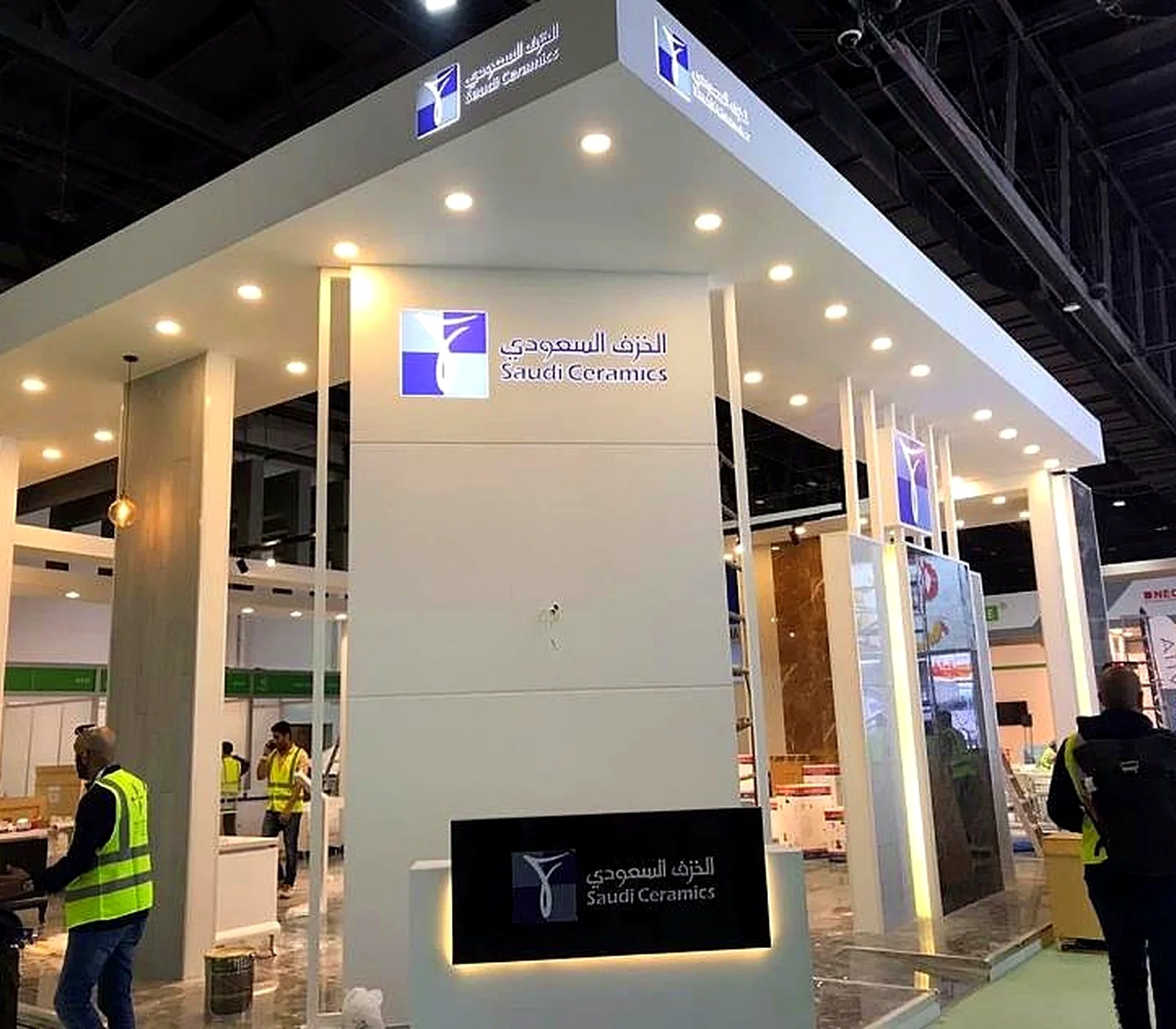 Saudi Ceramics exhibition stand at The Big 5, Dubai (2019).