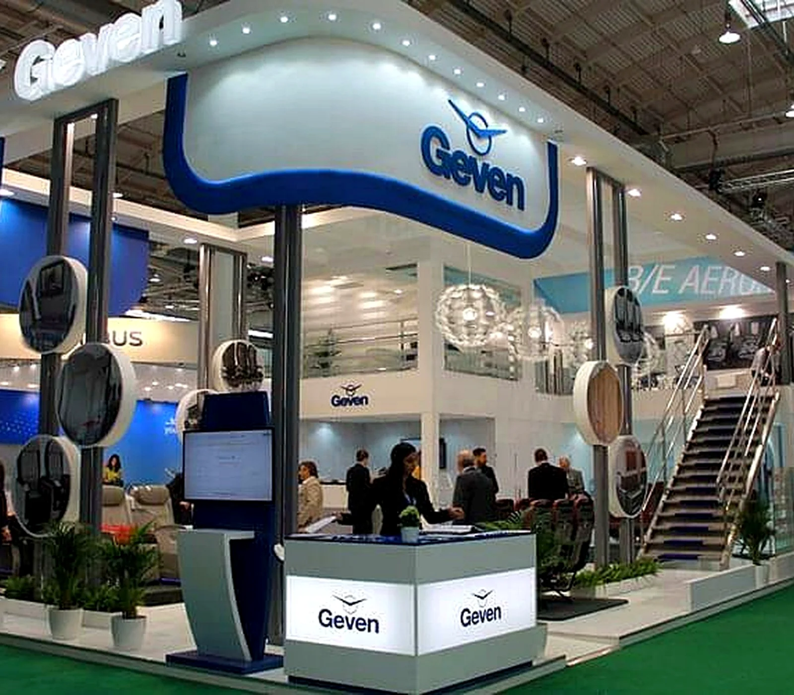 Geven stand at Aircraft Interiors Middle East 2025