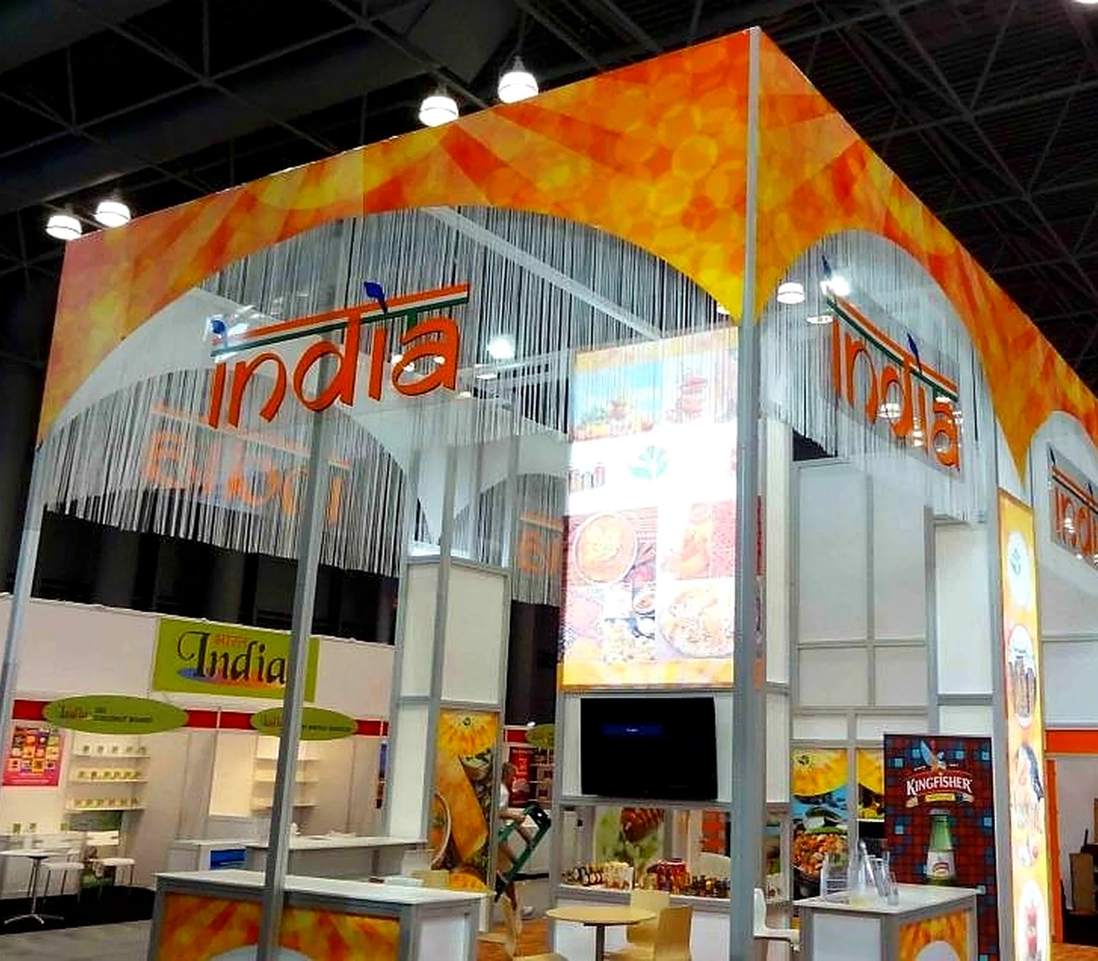 India Pavilion exhibition stand at Gulfood, Dubai.