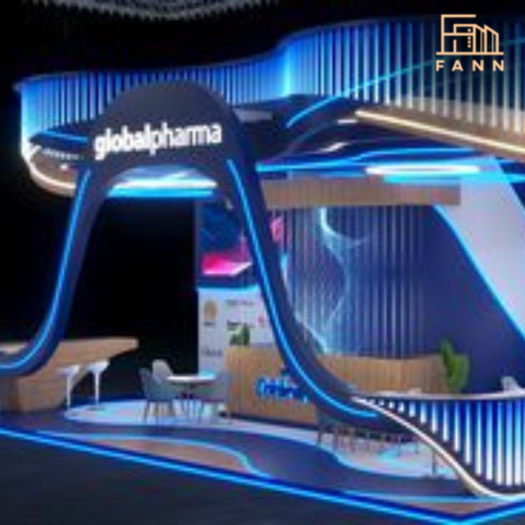 FANN EXIHIBITION 3D Both STAND DESIGN